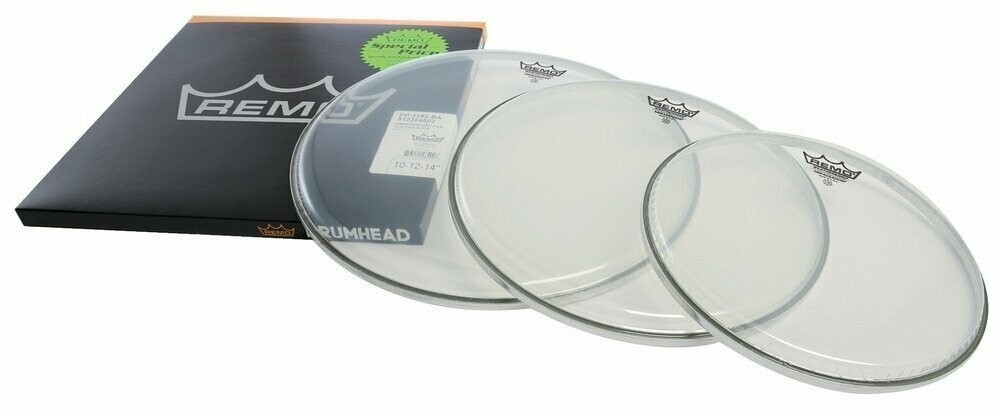 Remo Pro Pack Ambassador Clear - 10" - 12" - 14"