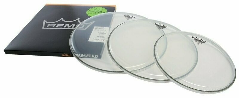Remo Pro Pack Ambassador Clear - 10 Remo Pro Pack Ambassador Clear - 10" - 12" - 14"