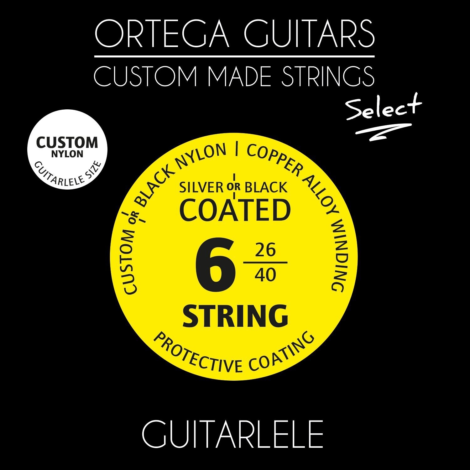 Ortega Select GTLS Guitarlele Coated
