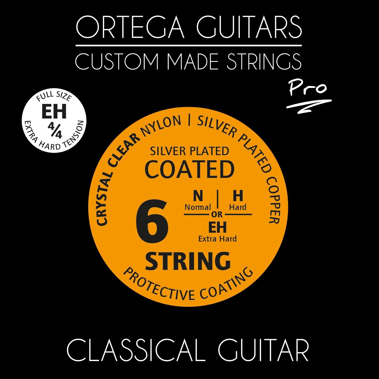 Ortega Pro NYP44EH Crystal Nylon