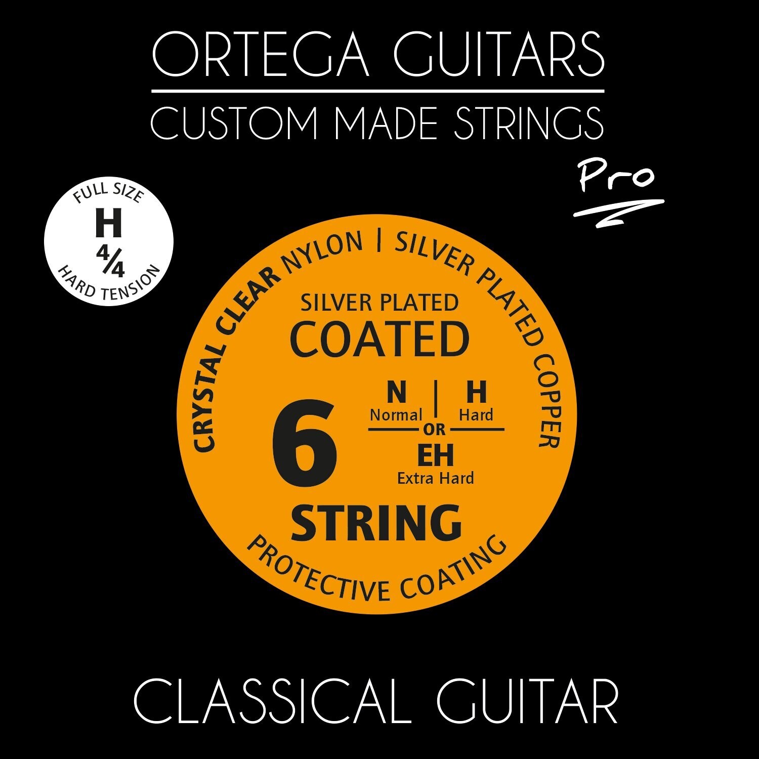 Ortega Pro NYP44H Crystal Nylon