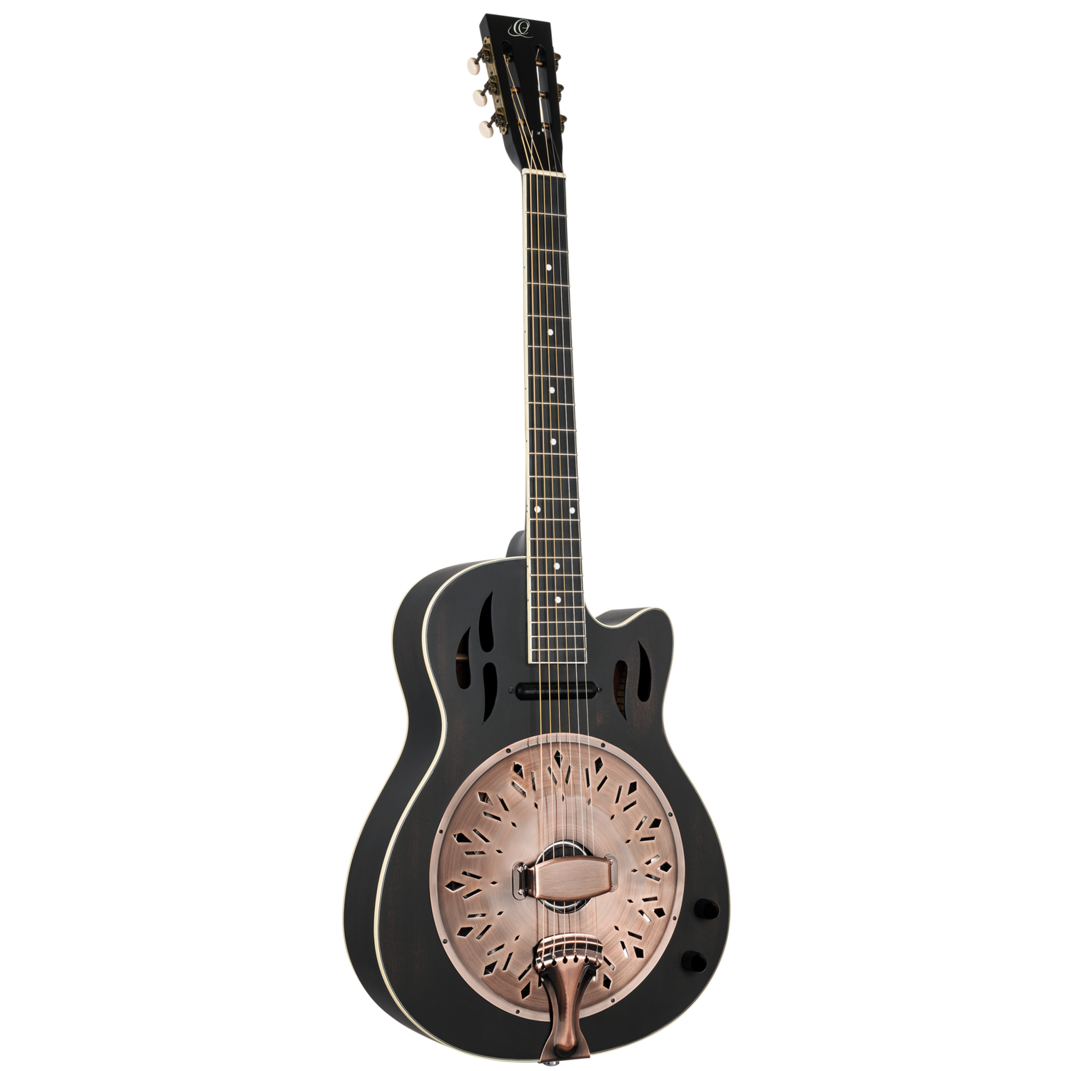 Ortega RRG40CE-DBK Distressed Black