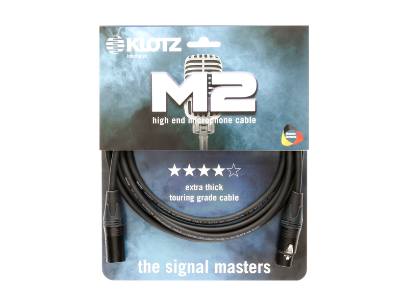 Klotz M2FM Mikrofonkabel Schwarz Klotz M2FM Mikrofonkabel Schwarz