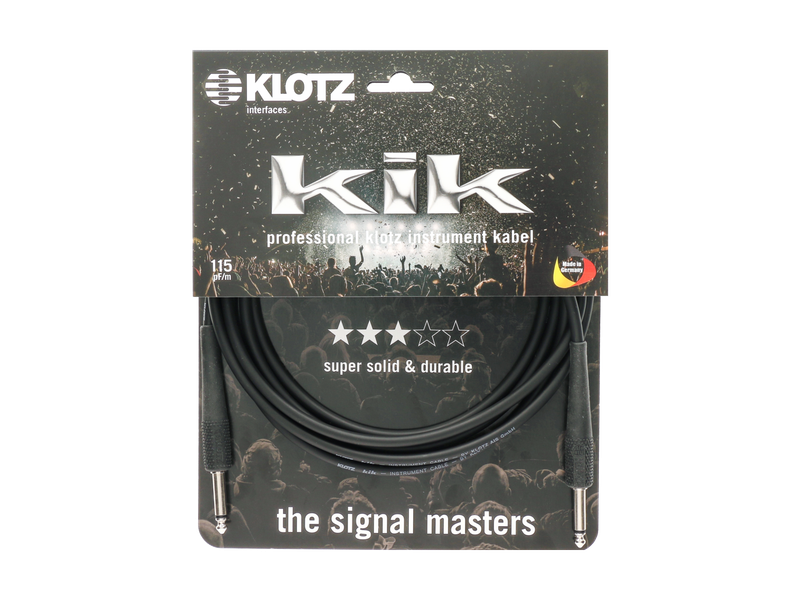Klotz Instrumentenkabel KIK3.0PPSW Klotz Instrumentenkabel KIK3.0PPSW