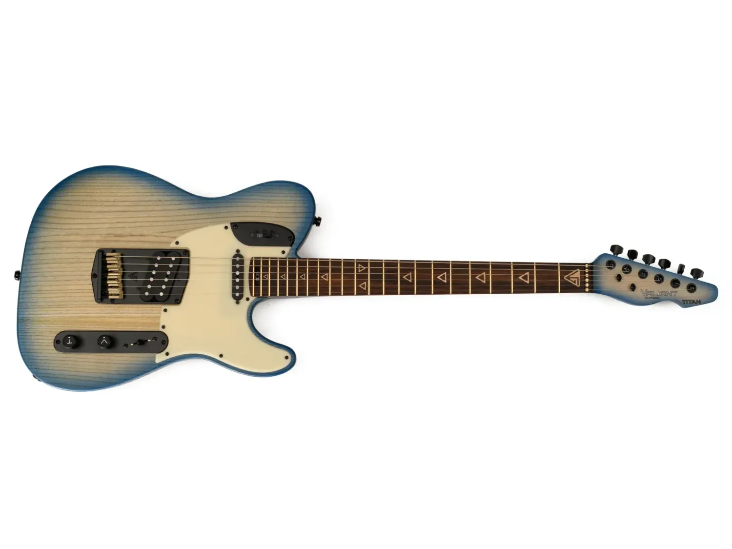 Valiant Guitars Titan Barhat Blue Pore