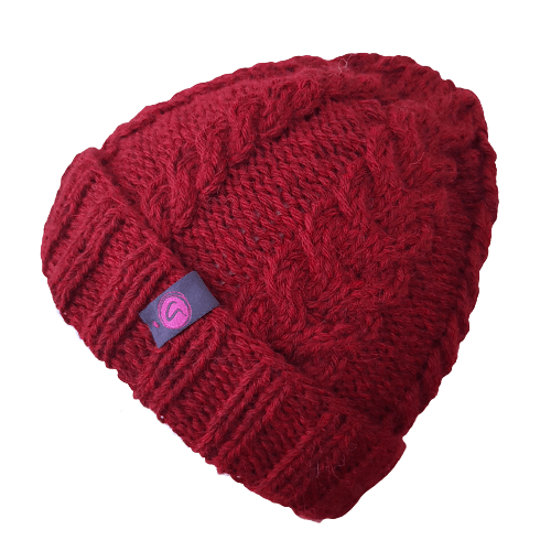 Alpakamütze ANGEZOPFT - der Klassiker