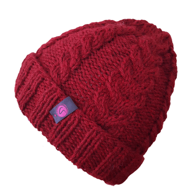 Alpakamütze ANGEZOPFT - der Klassiker