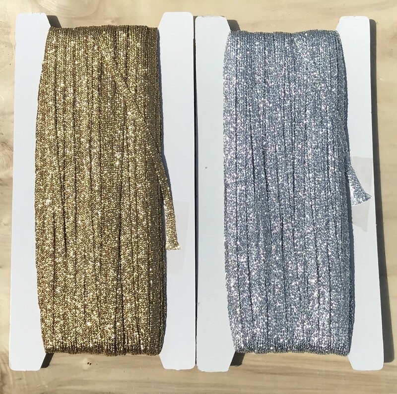 Flat Metallic Braid
