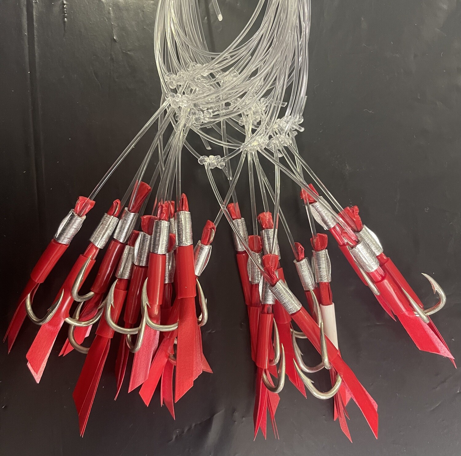 Metal Head Mackerel Trace Size 8 - Red Metal Head Mackerel Trace Size 8 - Red