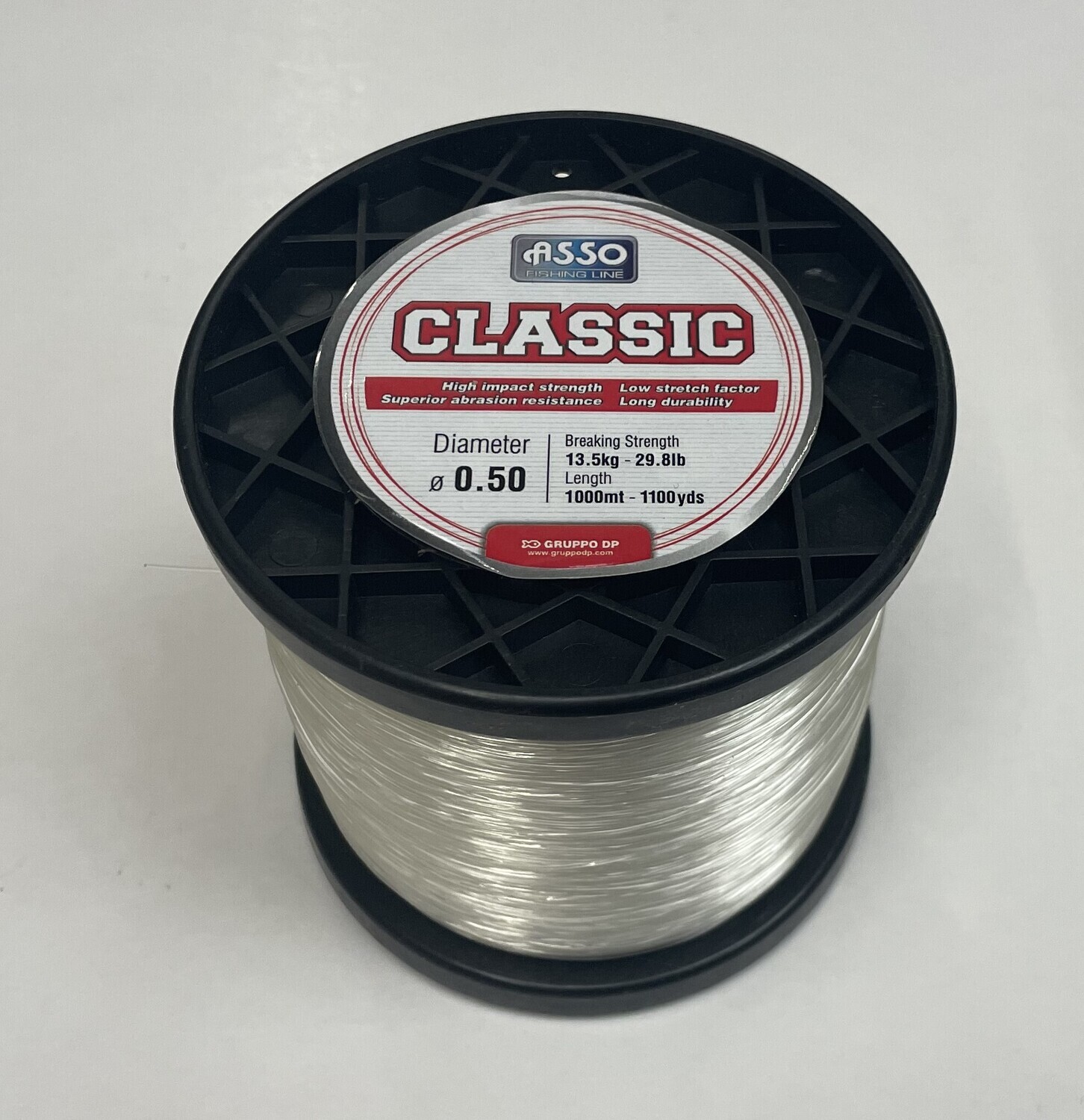Asso Classic, 1000m Spool: Asso Classic 0.5mm - 29.8lb