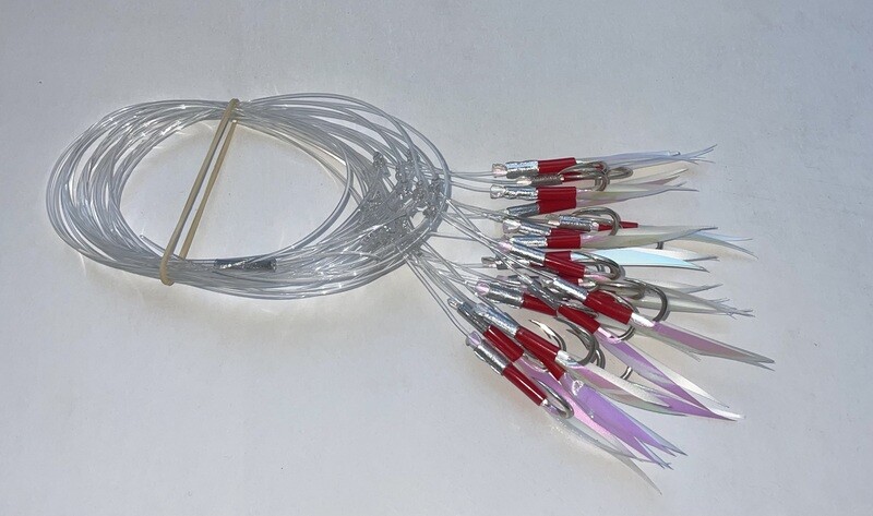 Metal Head Mackerel Trace Size 9 - Pearl Metal Head Mackerel Trace Size 9 - Pearl