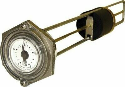 Rochester Industrial 8680 and 8640 Series 1 1/2" MPT Vertical Spiral Fuel Gauges
