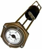 Rochester 8280-01040 "Marine" Spiral Gauge - 1 1/2" MPT x 18" length