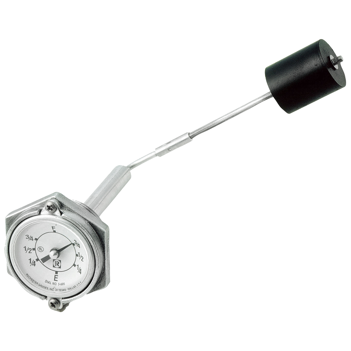 7183-00027F 1 1/2 7183-00027F 1 1/2" MPT Adjustable Fuel, Oil, Liquid Level Gauge for Cylindrical Farm Tanks