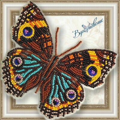 Bead Embroidery on plastic canvas