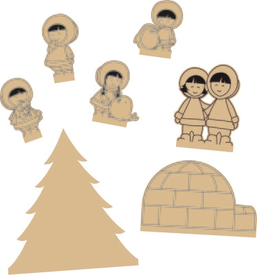Wooden Kit Eskimo