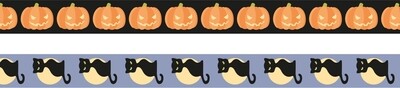Washi Tape Pumpkin/Cat