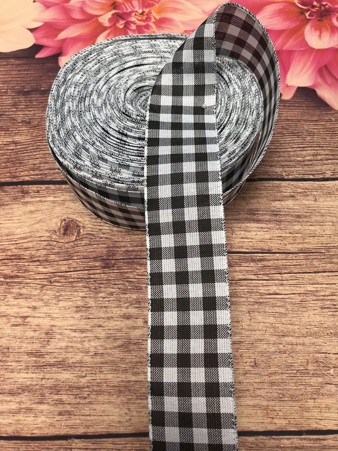black and white