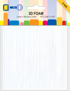 JeJe 3D Foam Squares 3 mm x 3 mm