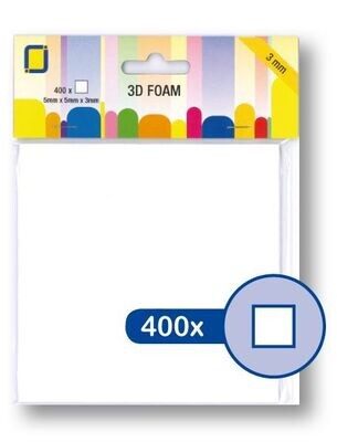 JeJe 3D Foam Squares 5 mm x 5 mm