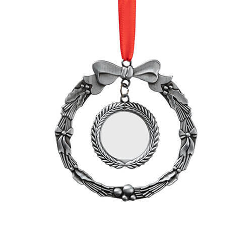 Round Wreath Silver