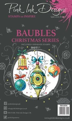 Pink Ink Designs Baubles A6 Clear Stamp