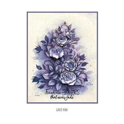 Pink Ink Designs Rambling Rose A5 Clear Stamp