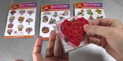Hearty Crafts Easy 3D Toppers