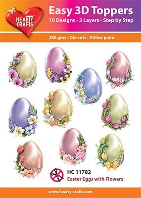Easter Eggs with Flowers