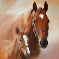 Horse with Foal