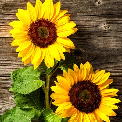Two Sunflowers
