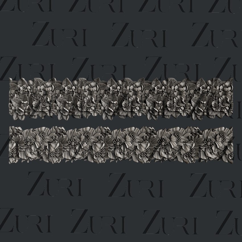 Zuri Mould Floral Borders 2