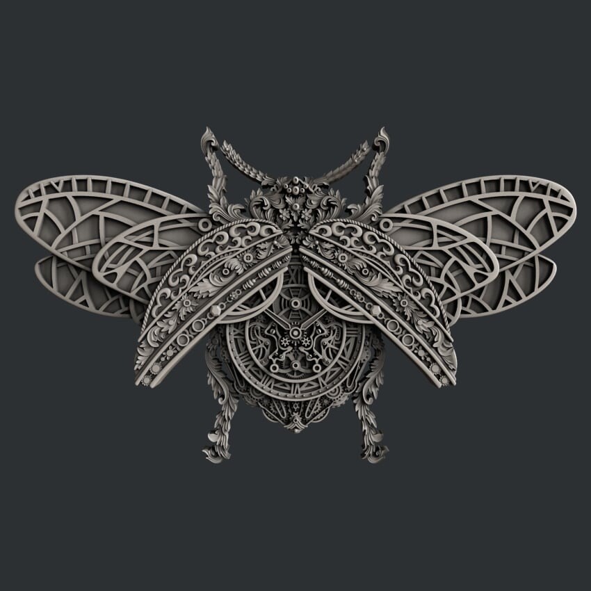 Zuri Mould Steampunk Beetle 2