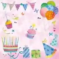 Fete d&#39;Anniversaire Rose