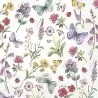 Summer Flowers White