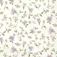 Fleurs Lilac Green