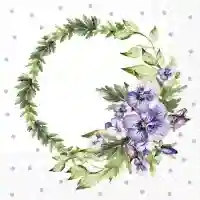 Pansy Wreath Lilac