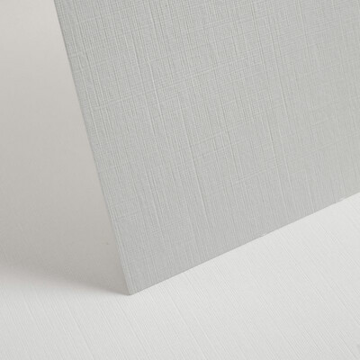 White Card Linen  A4 255 gsm