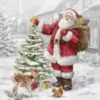 Santa&#39;s Xmas Tree