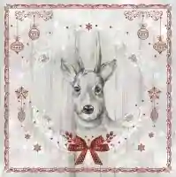 Shabby Wood Painted Deer