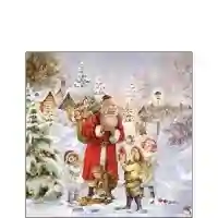 Santa Bringing Presents