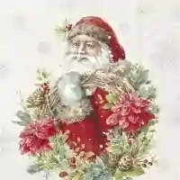 Santa&#39;s Wreath cream