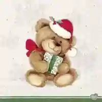 Christmas Teddy cream