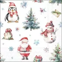 Christmas trio white