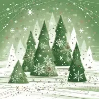ambience christmas forest