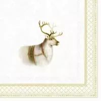 classic christmas reindeer gold