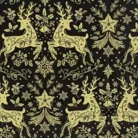 christmas ornaments black gold