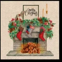 christmas fireplace