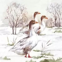 winter geese