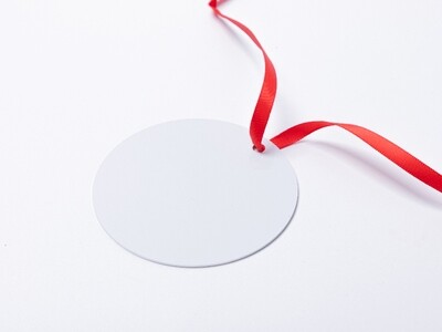 Double Sided Metal Tag Circle